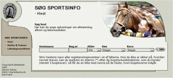 Søg Dansk Galops Sportssystem