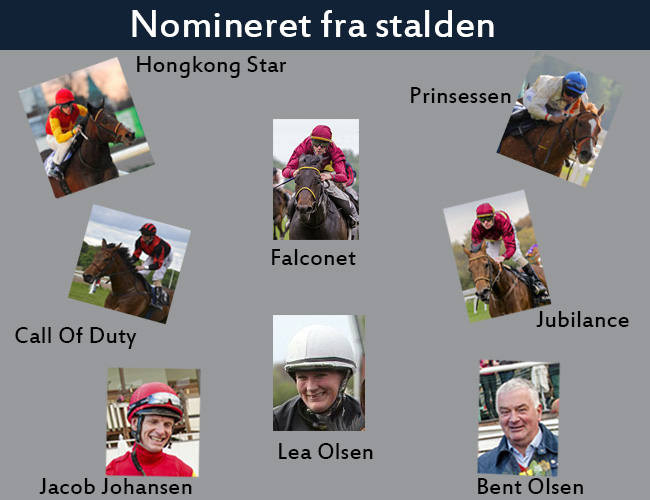 nominerede fra Bent Olsen til Hestesportens Galla 2013 nominerede fra Bent Olsen til Hestesportens
Galla 2013