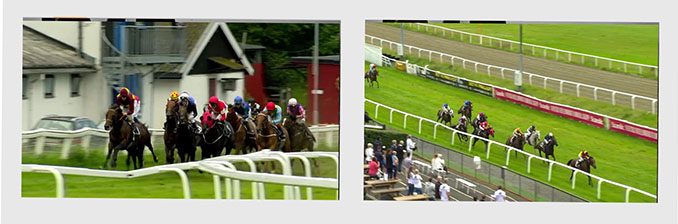 Brownie (FR) med jockey Jacob Johansen vinder listed løb Polar Mile Cup (L) på Øvrevoll 14. juli 2016. Foto screenprints fra Norsk Rikstoto Brownie (FR) med jockey Jacob Johansen vinder listed løb Polar Mile Cup (L) på Øvrevoll 14. juli 2016. Foto screenprints fra Norsk Rikstoto