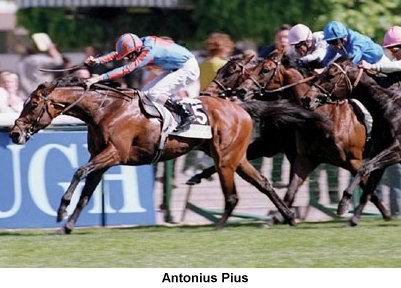 Antonius Pius ved at løbe igennem rails