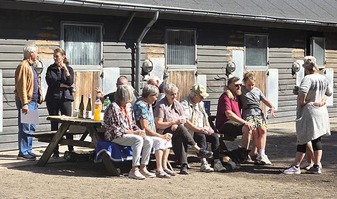 Et lille udsnit af deltagerne ved Serve To Leads sammenkomst den 16. august. Foto Stald Bent Olsen