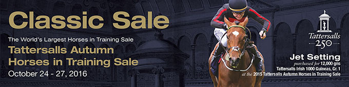 Tattersalls Autumn Horses in Training Sale - 24. - 27. okt. 2016