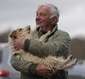 Bent og Buster byder velkommen. Foto Kim Gudmand